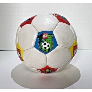 LEGO Soccer Ball Team Transport Mini Ball Vintage White Red Blue
